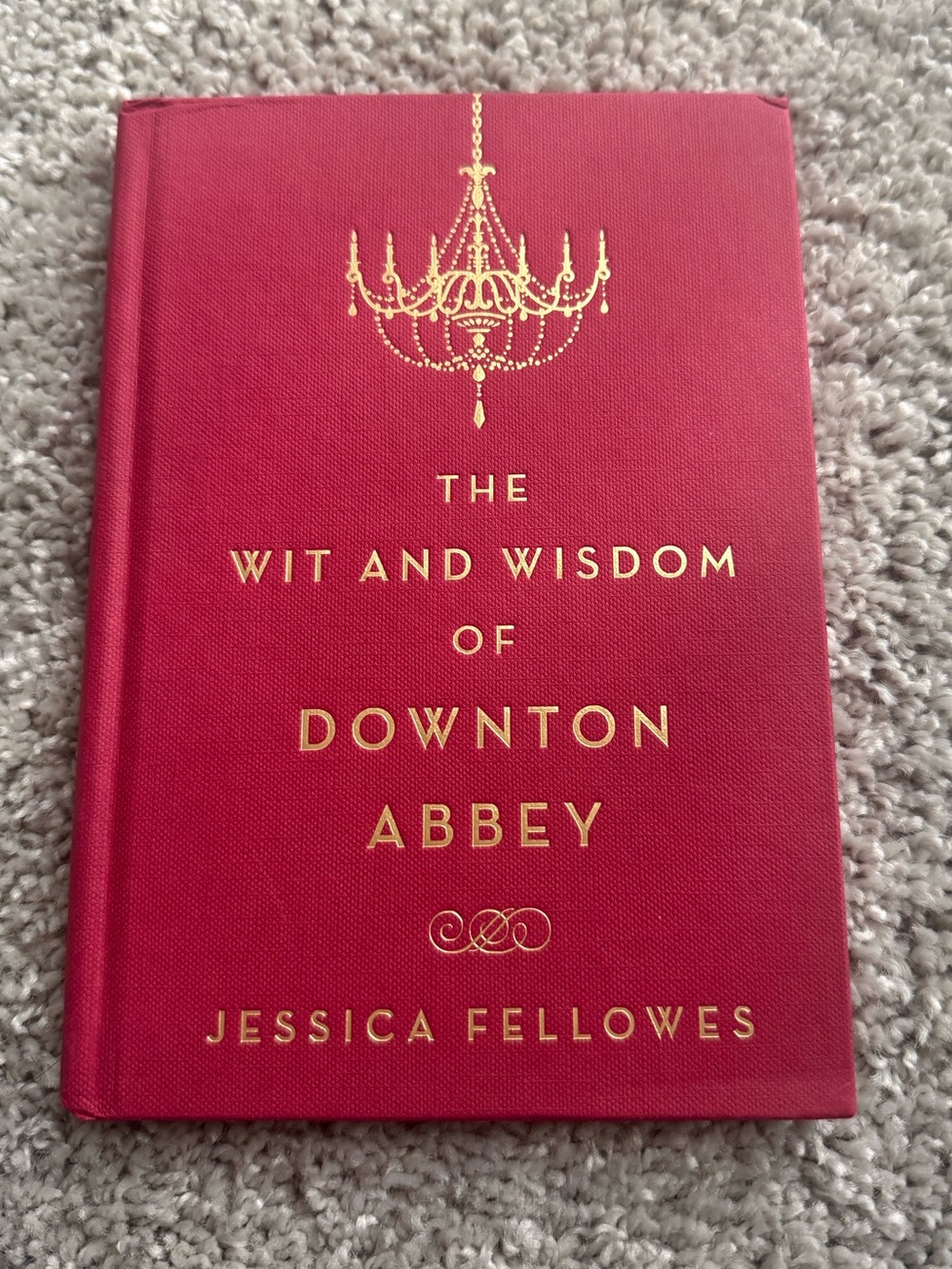 SIGNED Copy Downton Abbey Book